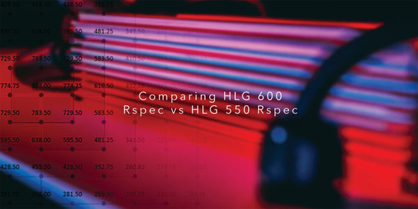 Comparing HLG 600 Rspec vs HLG 550 Rspec